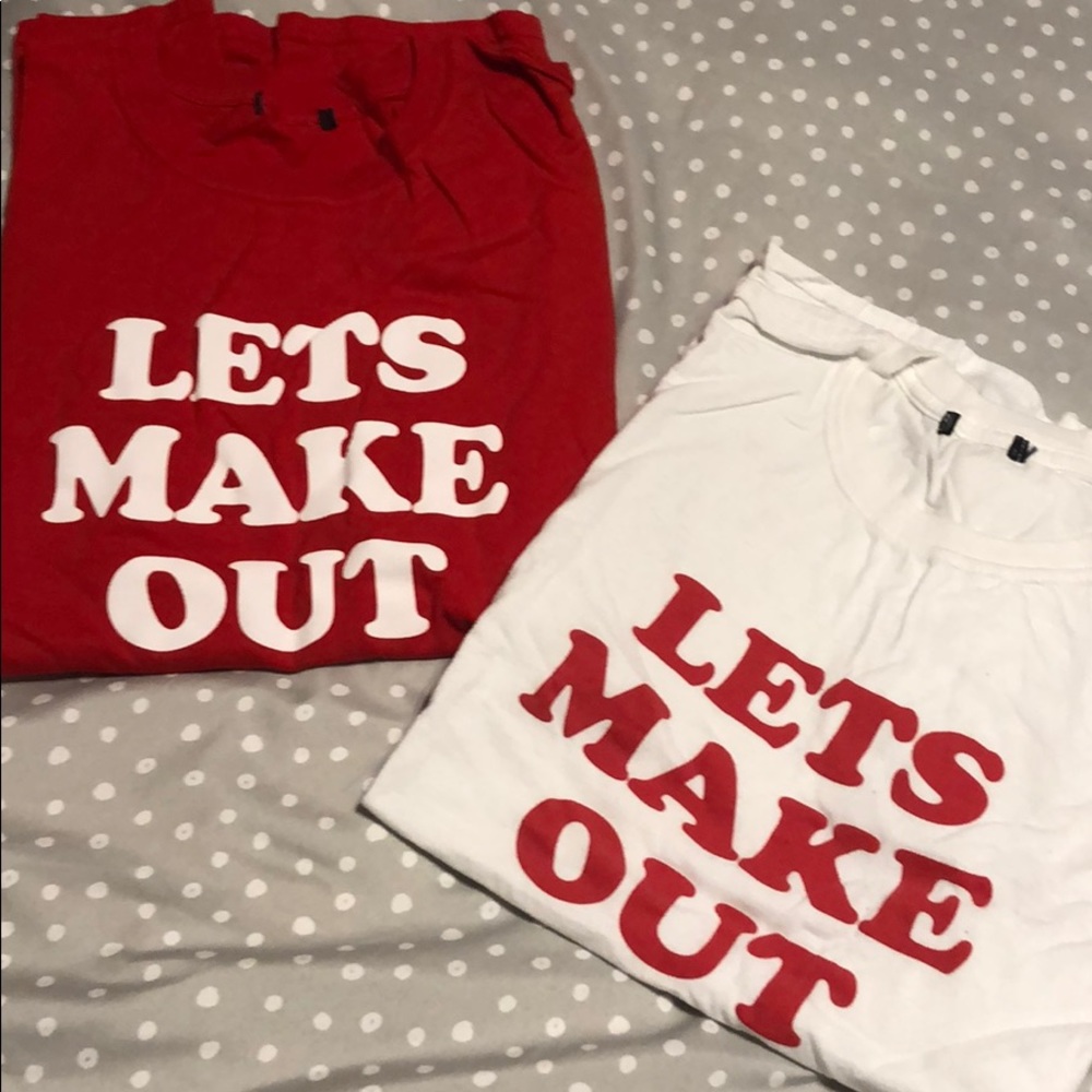 LETS MAKE OUT Fashion Nova Tee Bundle